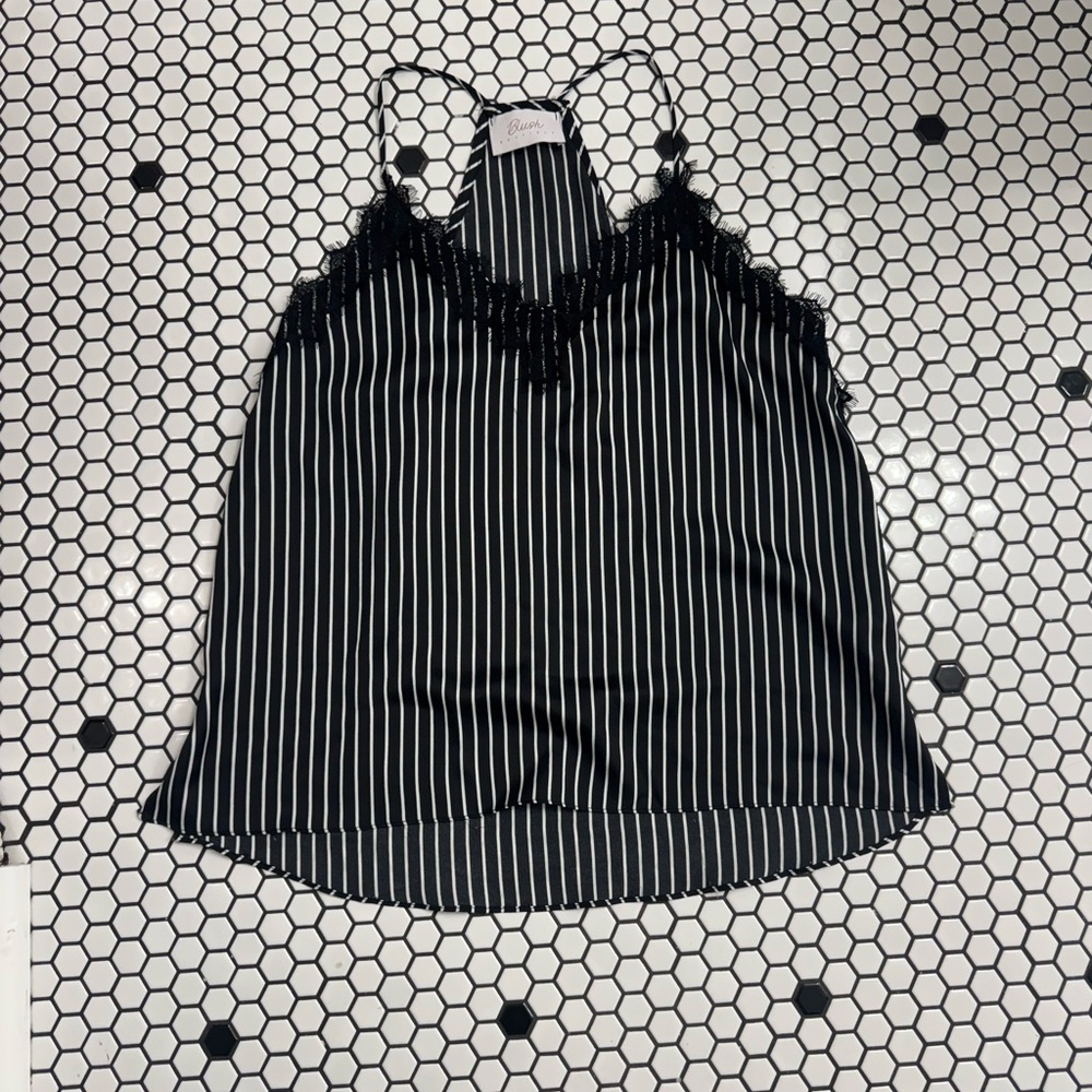 Blush boutique sleeveless top size large